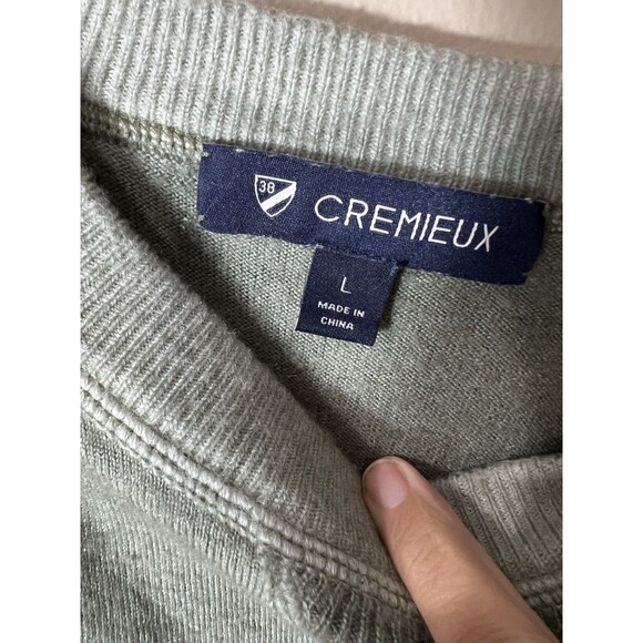 Daniel Cremieux Sweater Men’s Large Green 100% Extra Fine Merino Wool Pullover - Picture 3 of 14